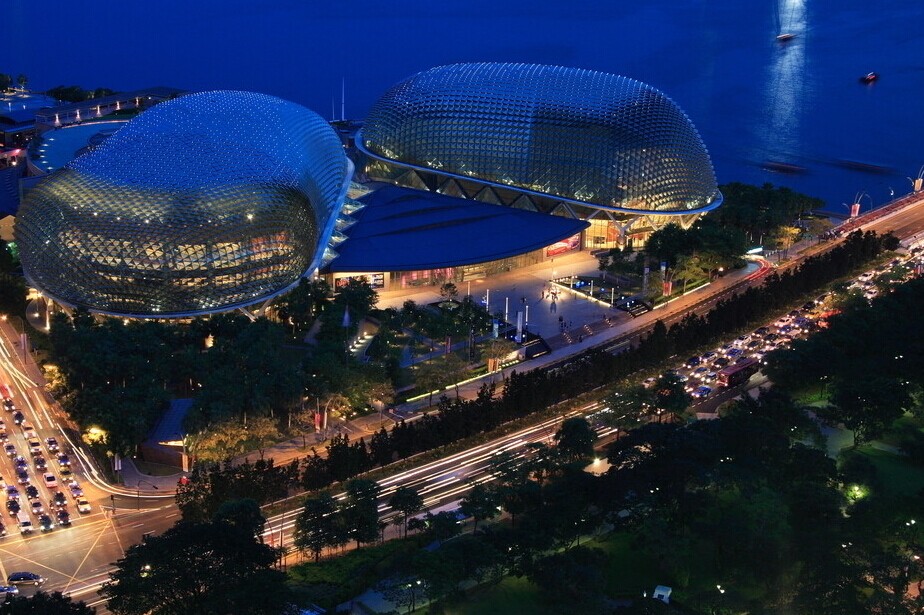 方工手拉葫芦应用之新加坡滨海艺术中心